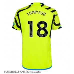 Arsenal Takehiro Tomiyasu #18 Replik Auswärtstrikot 2023-24 Kurzarm